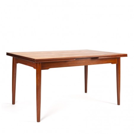 Danish teak extendable dining table vintage model