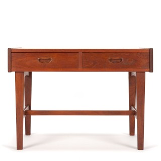 Danish teak vintage cabinet with 2 drawers