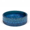 Vintage small Rimini Blue Bitossi bowl design Aldo Londi