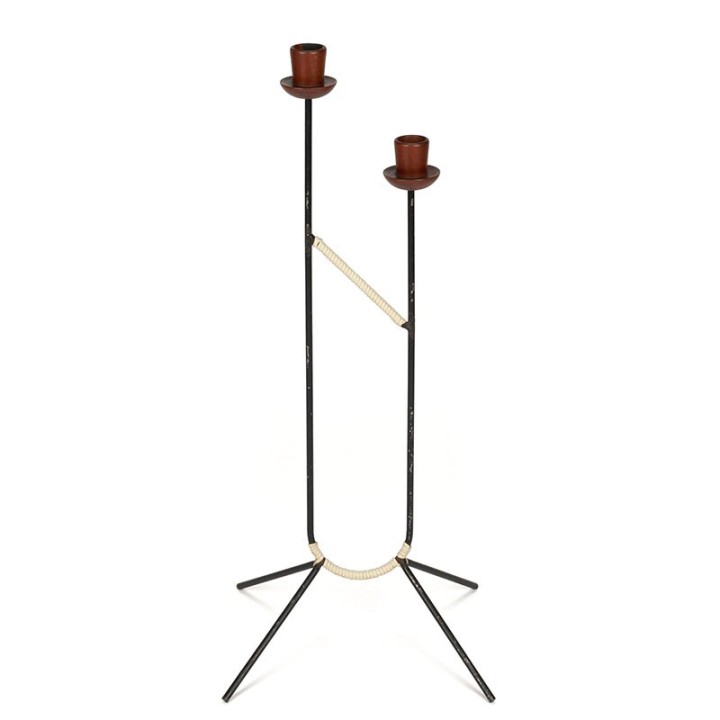 Danish vintage floor model candleholder