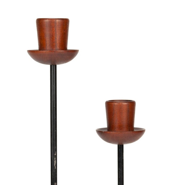 Danish vintage floor model candleholder