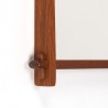 Smal model vintage Deense teakhouten spiegel