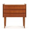 Mid-Century Danish Vintage Small Chest of Drawers in Teak