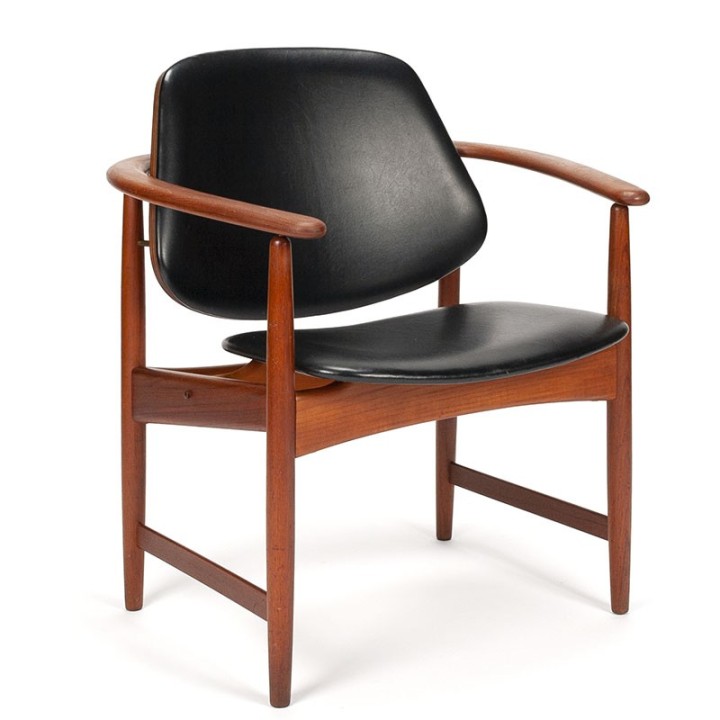 Mid-Century Danish vintage armchair design Hans Hovmand-Olsen