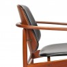 Mid-Century Deense vintage fauteuil ontwerp Hans Hovmand-Olsen
