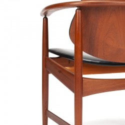 Mid-Century Deense vintage fauteuil ontwerp Hans Hovmand-Olsen