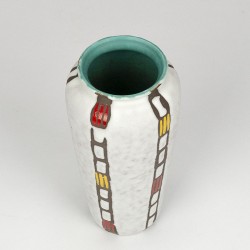 Vintage earthenware vase by Jasba