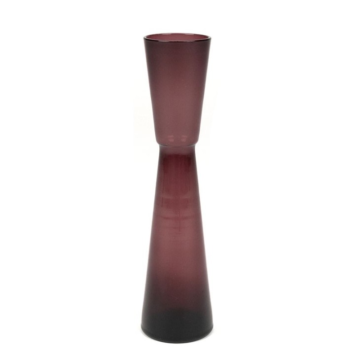 Fischer glass vintage Amethyst glass vase