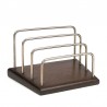 Sixties Danish letter holder in dark teak