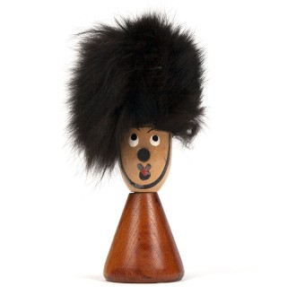 English vintage figurine as crown cap bottle opener