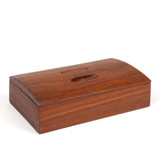 Teakhouten vintage Deens opbergdoosje