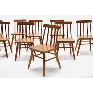 Houten kinderstoeltjes - Retro Studio