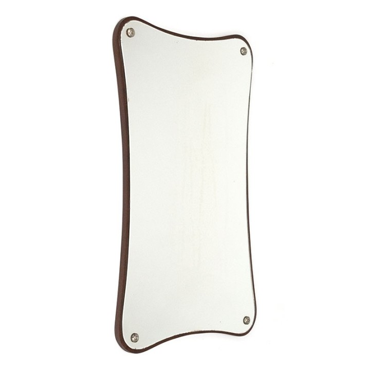 Danish teak vintage mirror Alstrup model no. 13