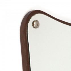 Danish teak vintage mirror Alstrup model no. 13