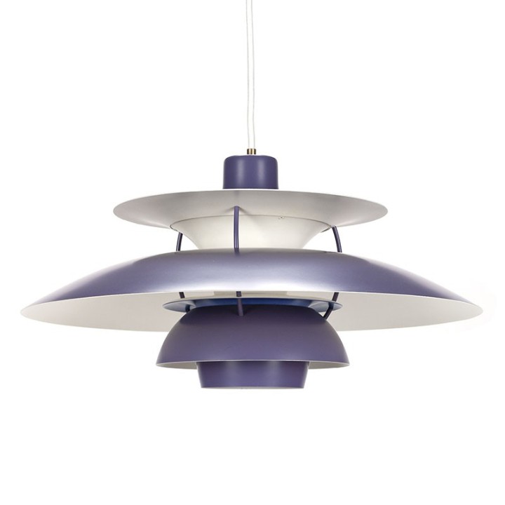 Poul Henningsen vintage lilac/purple PH 5 lamp