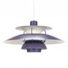Poul Henningsen vintage lila/ paarse PH 5 lamp
