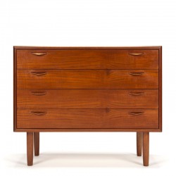 Teak vintage Danish chest of drawers 4 drawers