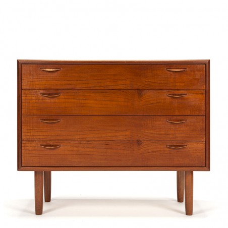 Teak vintage Danish chest of drawers 4 drawers