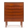 Danish vintage Mid-Century chest of drawers with 6 drawers