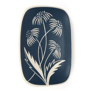 Danish vintage ceramic wall plate by Rigmor Nielsen