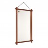 Teak Danish sixties mirror with cross frame