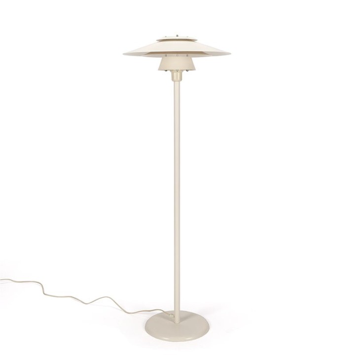 Vintage Danish floor lamp in the style of Poul Henningsen
