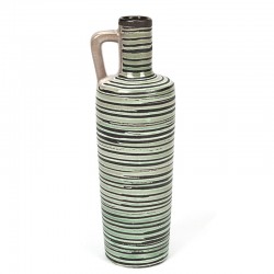 Strehla vintage earthenware vase slim model