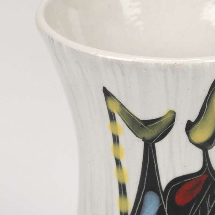 Italian vintage vase / pot of ceramic / porcelain