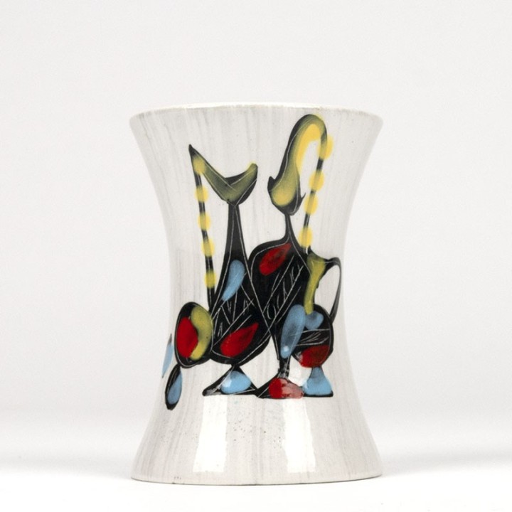 Italian vintage vase / pot of ceramic / porcelain