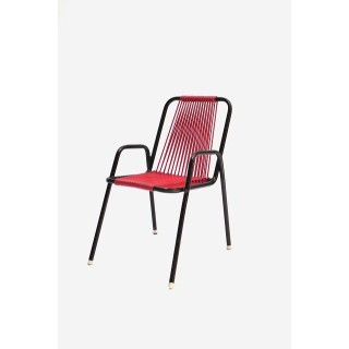 Child's chair with red seat - Retro Studio