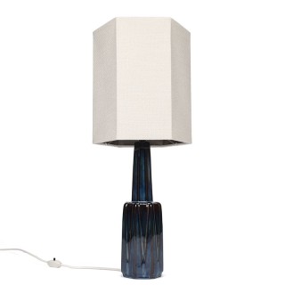Large Danish vintage table lamp from Søholm model 1033