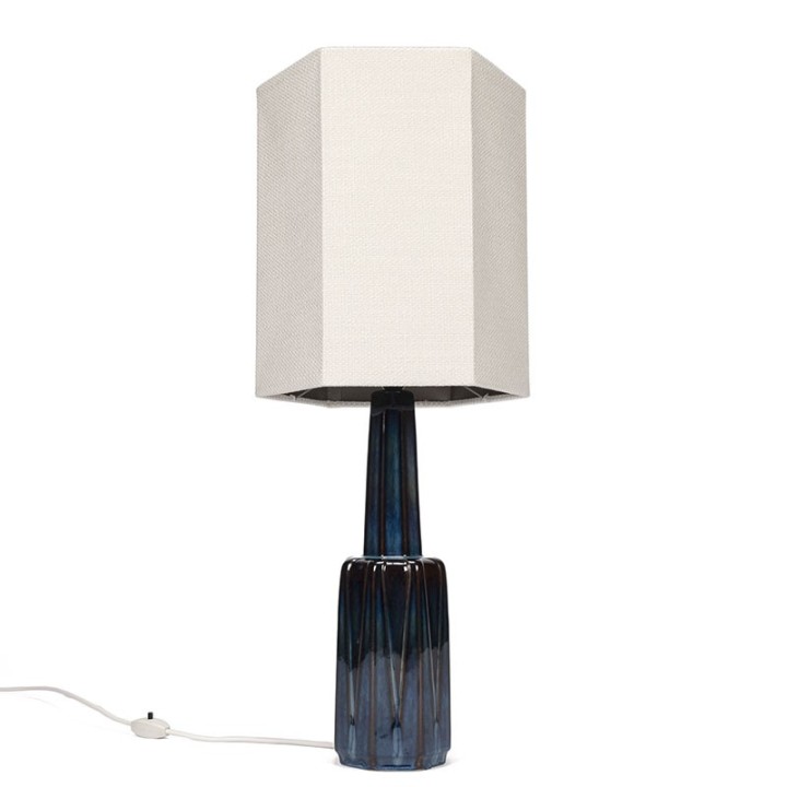 Large Danish vintage table lamp from Søholm model 1033