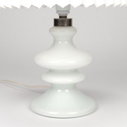 Holmegaard Danish vintage table lamp type Mary Opal