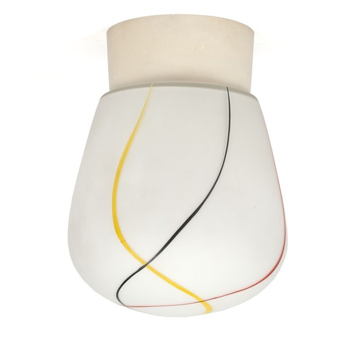 Jaren vijftig vintage gedecoreerde plafondlamp