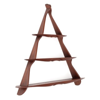 Organisch vormgegeven vintage Deens kruiden wandrek