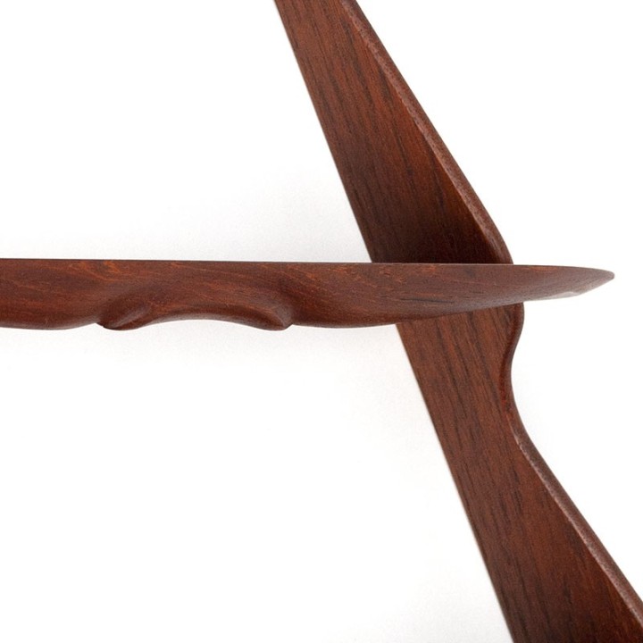 Organisch vormgegeven vintage Deens kruiden wandrek