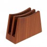 Teak vintage napkin holder