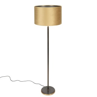 Floor lamp vintage Danish brass model 1950s/60s