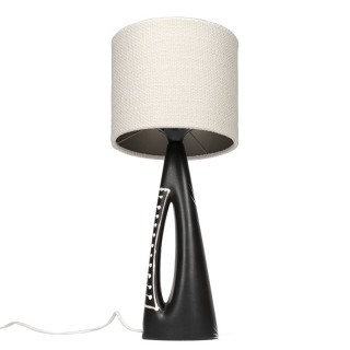 Danish special vintage ceramic table lamp