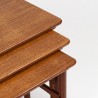 Mid-Century Modern vintage Danish nesting tables