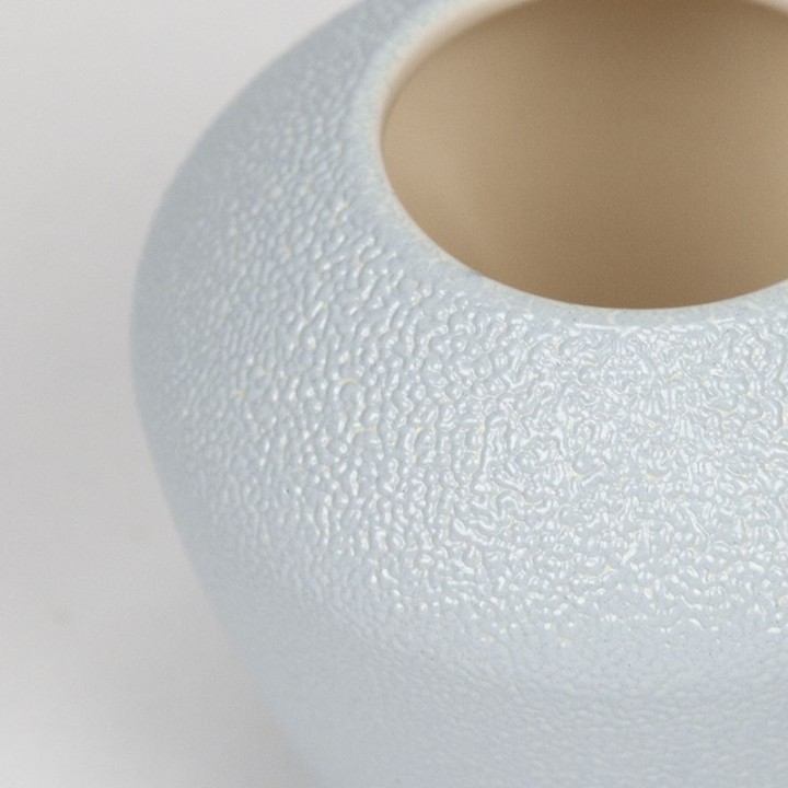 Blue mini vase from Zenith Gouda pottery