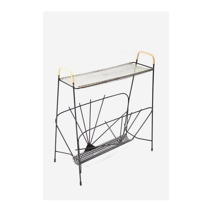 Krantenrek zwart/wit met zon - Retro Studio