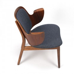 Vintage Deense fauteuil design Hans Olsen voor Bramin model 107