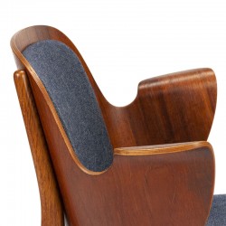 Vintage Deense fauteuil design Hans Olsen voor Bramin model 107