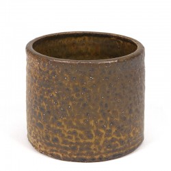 Small model Mobach flower pot in brown tint