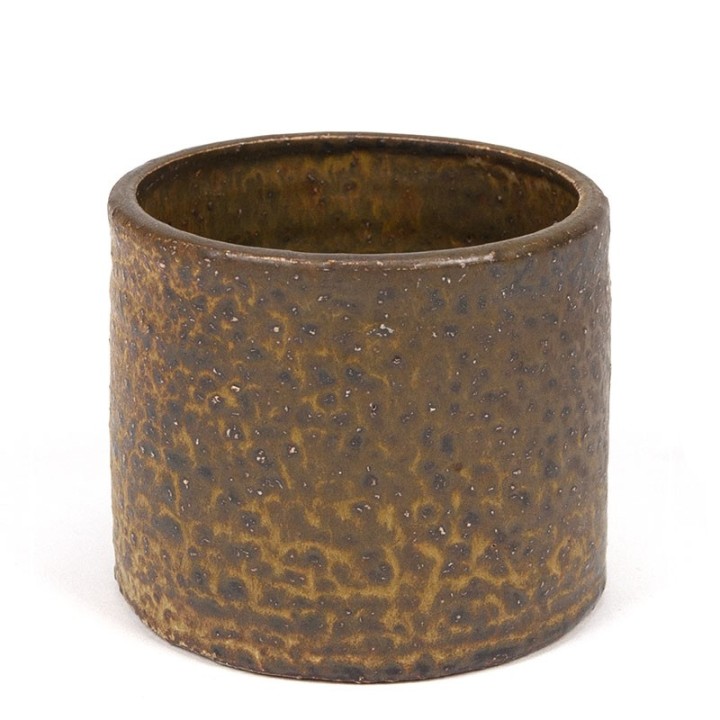 Small model Mobach flower pot in brown tint