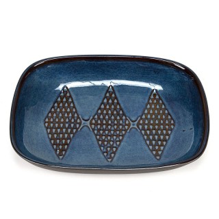 Søholm keramiek vintage grote schaal ontwerp Einar Johansen