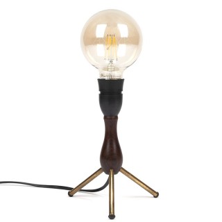 Vintage Danish 3-legged table lamp