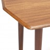 Vintage side table in teak on slender legs