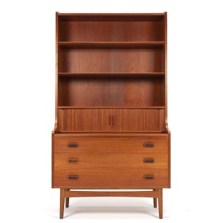 Mid-Century vintage boekenkast/ wandkast ontwerp Johannes Sorth